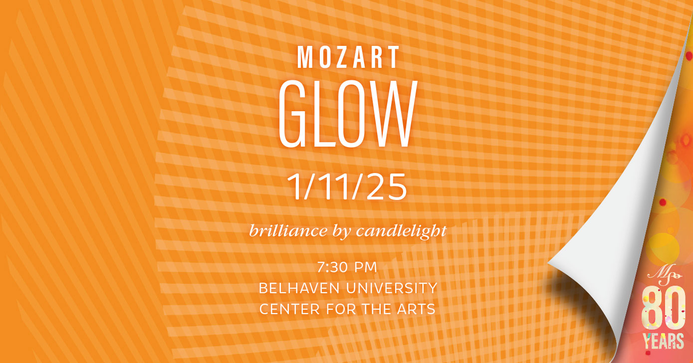 MSO’s January 11 concert MOZART GLOW features brilliance by candlelight plus clarinetist Lowell Hollinger