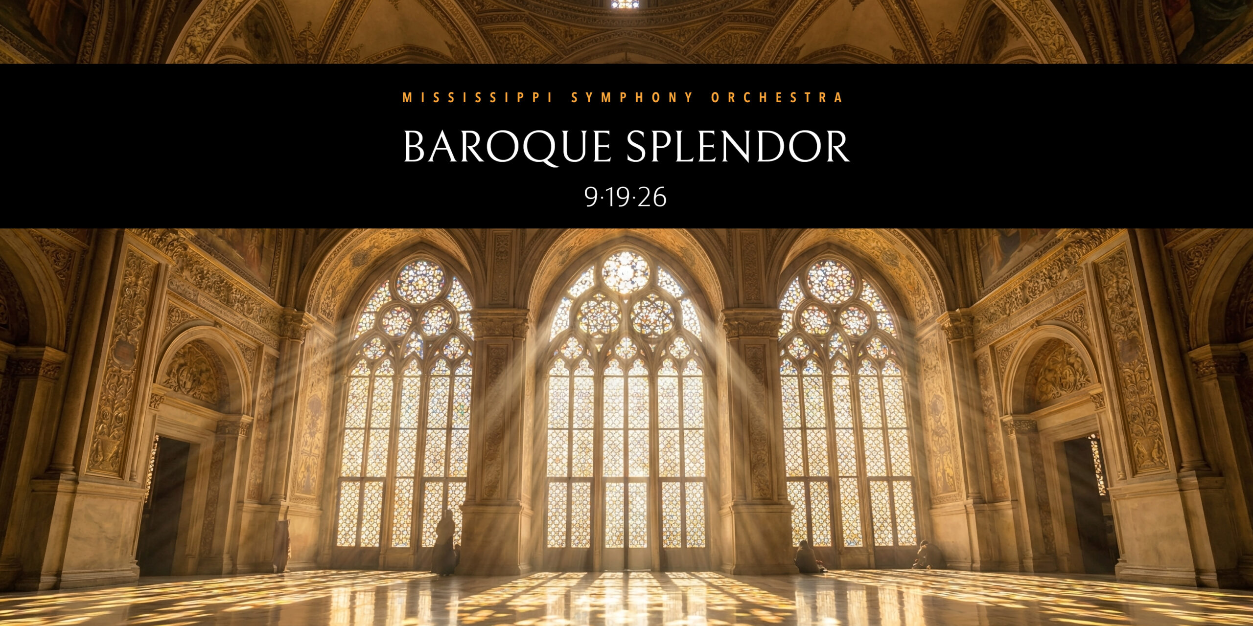 St. Andrew's Cathedral interior for Baroque Splendor featuring harpsichordist Shawn Leopard